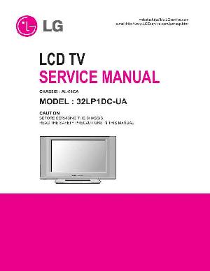 Сервисная инструкция LG 32LP1DC, AL-04CA chassis ― Manual-Shop.ru