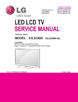 Сервисная инструкция LG 32LS3400 LA25C ― Manual-Shop.ru