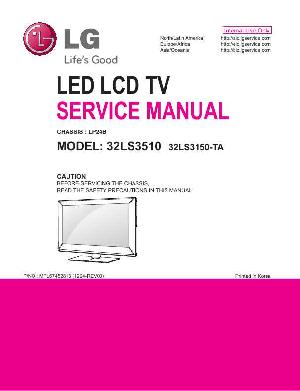 Сервисная инструкция LG 32LS3510 LP24B ― Manual-Shop.ru