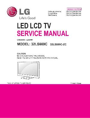 Сервисная инструкция LG 32LS669C LD2AW ― Manual-Shop.ru