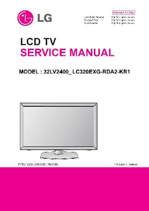 Сервисная инструкция LG 32LV2400 ― Manual-Shop.ru