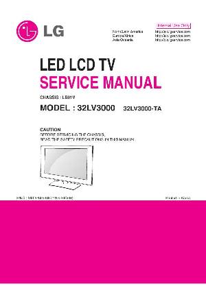 Сервисная инструкция LG 32LV3000 LB01V ― Manual-Shop.ru