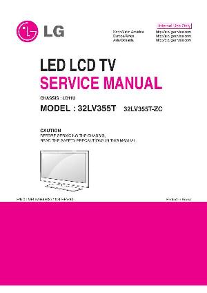 Сервисная инструкция LG 32LV355T LD11U ― Manual-Shop.ru