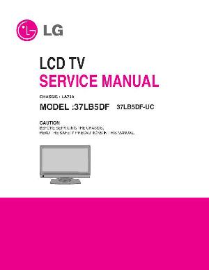 Сервисная инструкция LG 37LB5DF, шасси LA73 ― Manual-Shop.ru