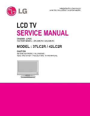 Сервисная инструкция LG 37LC2R, 42LC2R, LP62C chassis ― Manual-Shop.ru
