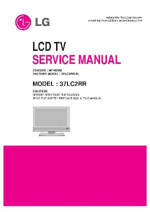 Сервисная инструкция LG 37LC2RR, MF-056M chassis ― Manual-Shop.ru