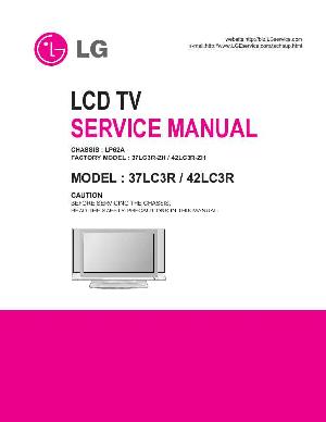 Service manual LG 37LC3R, 42LC3R, LP62A chassis ― Manual-Shop.ru