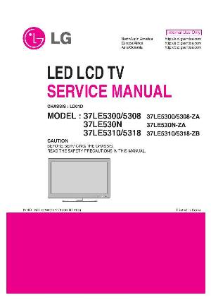 Сервисная инструкция LG 37LE5300 ― Manual-Shop.ru
