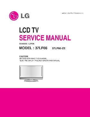 Сервисная инструкция LG 37LF66, LD75A ― Manual-Shop.ru