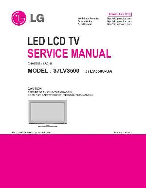 Сервисная инструкция LG 37LV3500 LA01U ― Manual-Shop.ru
