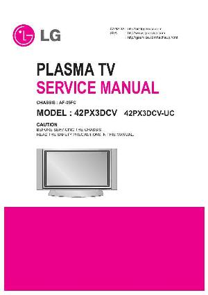 Service manual LG 42DX3DCV, AF-05FC chassis ― Manual-Shop.ru