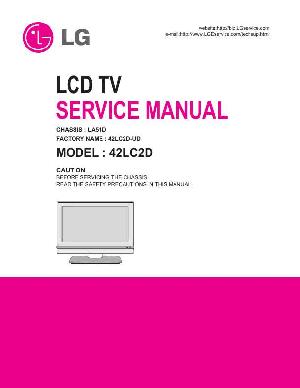 Service manual LG 42LC2D, LA51D chassis ― Manual-Shop.ru