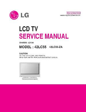 Сервисная инструкция LG 42LC55, LD73A chassis ― Manual-Shop.ru