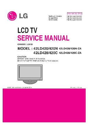Сервисная инструкция LG 42LD420 ― Manual-Shop.ru