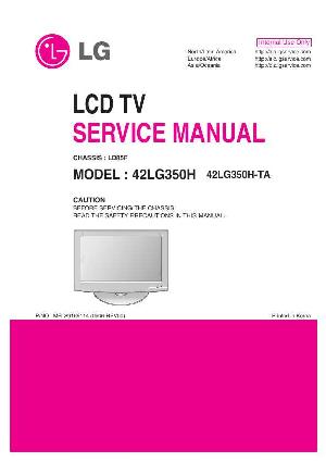 Service manual LG 42LG350H, шасси LD85F ― Manual-Shop.ru