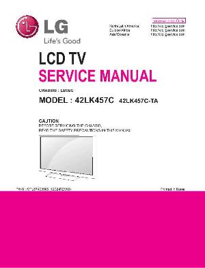 Сервисная инструкция LG 42LK457C, LB0EC ― Manual-Shop.ru