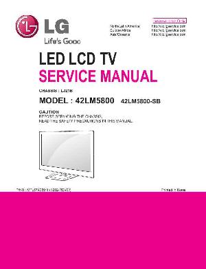 Service manual LG 42LM5800 LJ21B ― Manual-Shop.ru