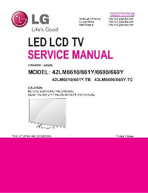 Сервисная инструкция LG 42LM6610 42LM6690 LB22E ― Manual-Shop.ru