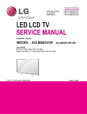 Сервисная инструкция LG 42LM860V LD23E ― Manual-Shop.ru