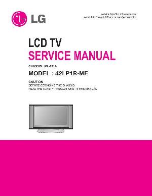Сервисная инструкция LG 42LP1R, ML-051A chassis ― Manual-Shop.ru