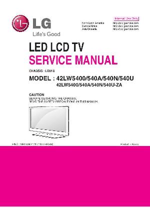 Сервисная инструкция LG 42LW5400, LD01U ― Manual-Shop.ru