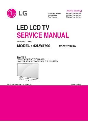 Сервисная инструкция LG 42LW5700, LB12C ― Manual-Shop.ru