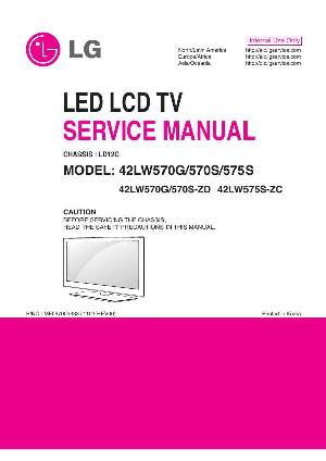 Сервисная инструкция LG 42LW570G, LD12C ― Manual-Shop.ru