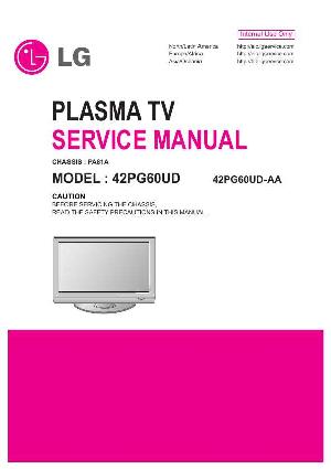 Сервисная инструкция LG 42PG60UD (PA81A) ― Manual-Shop.ru