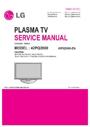 Сервисная инструкция LG 42PQ2000 PD92A ― Manual-Shop.ru