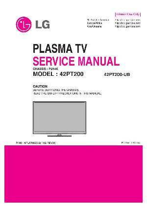 Сервисная инструкция LG 42PT200 ― Manual-Shop.ru