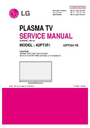 Сервисная инструкция LG 42PT351 ― Manual-Shop.ru