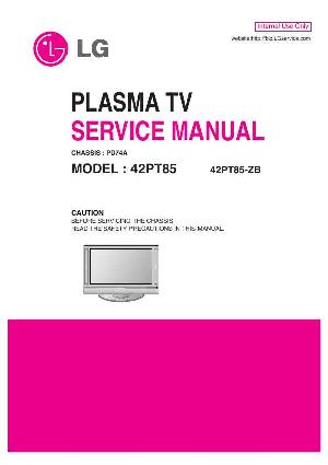 Service manual LG 42PT85 ― Manual-Shop.ru