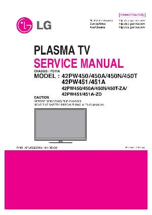 Сервисная инструкция LG 42PW450, 42PW451 ― Manual-Shop.ru