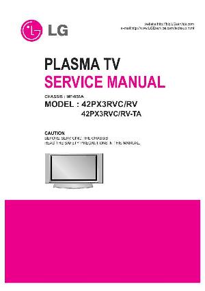 Сервисная инструкция LG 42PX3RVC, MF-056A chassis ― Manual-Shop.ru