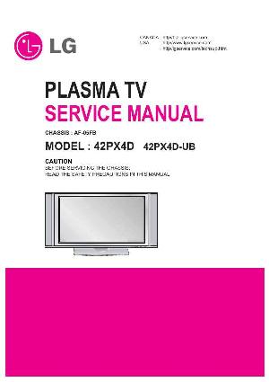 Сервисная инструкция LG 42PX4D ― Manual-Shop.ru