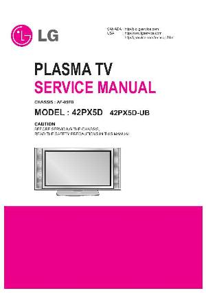 Service manual LG 42PX5D, AF-05FB chassis ― Manual-Shop.ru