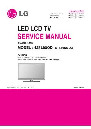 Сервисная инструкция LG 42SL90QD (LB91L) ― Manual-Shop.ru