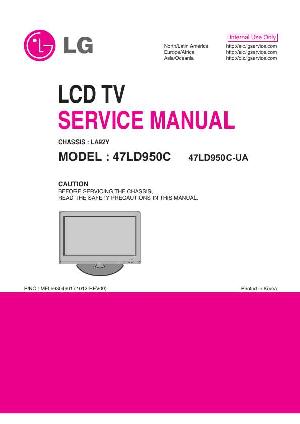 Сервисная инструкция LG 47LD950C LA92Y ― Manual-Shop.ru