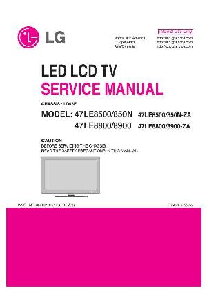 Сервисная инструкция LG 47LE8500, 47LE8800 ― Manual-Shop.ru