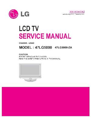 Сервисная инструкция LG 47LG5000 ― Manual-Shop.ru