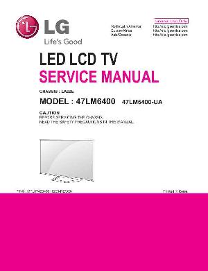 Сервисная инструкция LG 47LM6400 LA22E ― Manual-Shop.ru