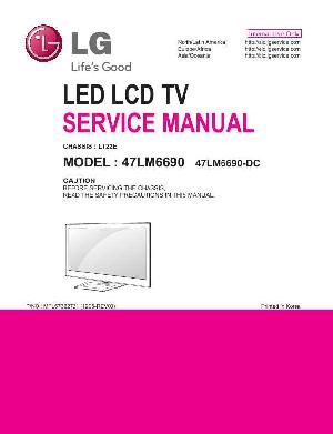 Сервисная инструкция LG 47LM6690 LT22E ― Manual-Shop.ru