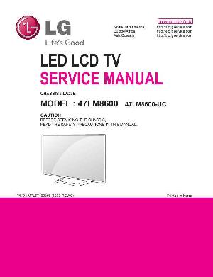 Сервисная инструкция LG 47LM8600 LA23E ― Manual-Shop.ru