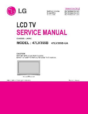 Сервисная инструкция LG 47LV355B LA0AC ― Manual-Shop.ru