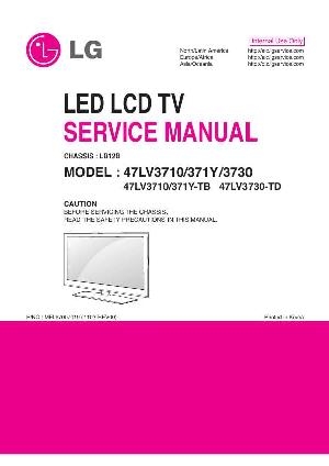 Сервисная инструкция LG 47LV3710 47LV371Y 47LV3730 LB12B ― Manual-Shop.ru