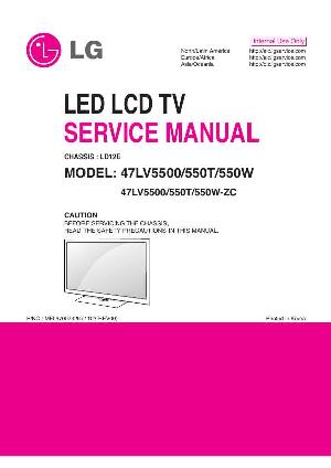 Сервисная инструкция LG 47LV5500 47LV550T LD12E ― Manual-Shop.ru