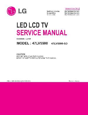 Сервисная инструкция LG 47LV5500 LJ12E ― Manual-Shop.ru