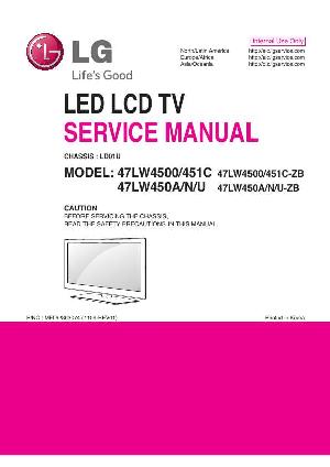 Сервисная инструкция LG 47LW4500, LD01U ― Manual-Shop.ru