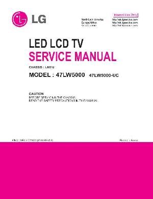 Сервисная инструкция LG 47LW5000, LA01U ― Manual-Shop.ru