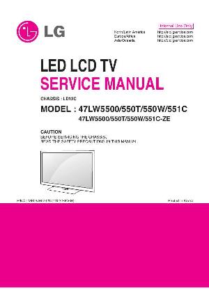 Сервисная инструкция LG 47LW5500, LD12C ― Manual-Shop.ru